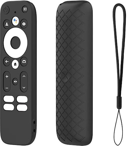 USTIYA Remote Case for Mecool KD3 Android TV/Onn. Android TV 2K FHD Streaming Stick Protective Cover Silicone (Black)