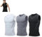 LYAART Ionic Shaping Weste, Herren Body Shaper Schlankheitsweste, Herren Kompressionsshirt Schlankheitsunterhemd (3pcs,M)