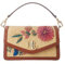 Ralph Lauren Tayler S Floral, Kleine Umhängetasche, Natur-Braun