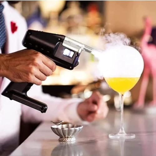 Raucher Rauchinfusor Pistole Rauchgenerator-Werkzeug, Tragbarer Kalträucherraucher, For Getränke, Molekularer Blasenwassersprüher For Bar, Küche, Restaurant, Einfach Zu Tragen