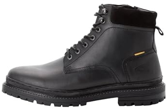 camel active Herren ALVERSTONE Boots mit Futter aus Lammfell Schwarz, menswear-42