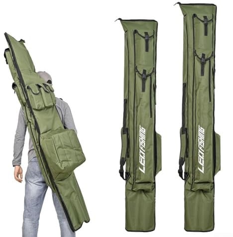 MeevrgR Versatile Fishing Bag for Secure Storage of Fishing rods reels and Accessories (1.95m)