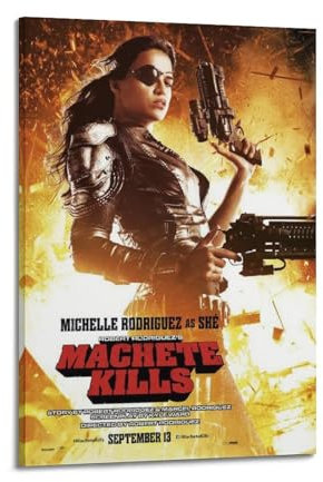 VZRSQZK Filmposter Machete Kills, dekoratives Gemälde, Leinwand, Wandposter und Kunstdruck, moderne Familienschlafzimmer-Dekoration, Poster, 60 x 90 cm