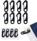 Robustes Fahnenmast-Befestigungswerkzeug, Set mit 8 Nylon-Haken für zusätzliche Sicherheit