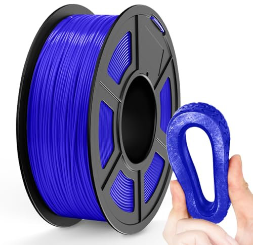 TECBEARS TPU Filament 1.75mm 1kg Blau, Flexible TPU 95A 3D Drucker Filament, Maßgenauigkeit +/- 0,03