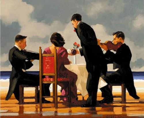 Schwagebo Imprimir En Lienzo Jack.Vettriano Obras Póster Reproducciones Imprimir Dormitorio Salón Decoración Hogar Regalo Wq206Qw 40X60Cm Sin Marco