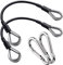 AIKESIWAY 2PCS Gym Cable Extension,Replacement Cable Machine Accessories,Cable Pulley Attachments for Gym -Thick 5mm(0.2inch) Heavy Duty Steel Wire Rope for Home Gym Cable (20 inch (2PCS))