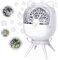 Rechargeable Bubble Machine for Kids Toddlers, Automatic Rotating, 38000+ Bubbles/min, Electric Bubble Blower Maker for Outdoor Indoor Party Wedding Birthday, White