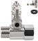 Tesmotor Wasseranschluss Adapter T-Stück 3/8 x 3/8 x 1/4 – Schlauchwasseranschluss Verteiler für Gartenschlauch, Wasserhahn, Absperrventil und mehr. Ideal zum Anschluss von 2 Geräten