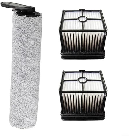Set di filtri HEPA di ricambio per spazzola a rullo, compatibile con aspirapolvere senza fili Vozascly W15 Smart, kit di accessori per la manutenzione della pulizia con setole (A)