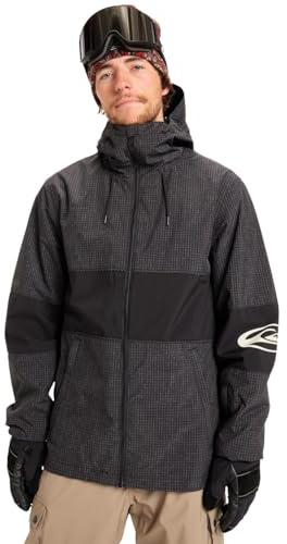 Quiksilver High In The Hood - Funktionelle Snow-Jacke - XL - Schwarz.