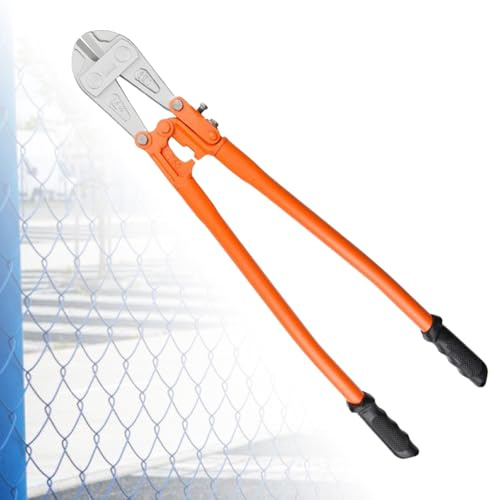 VEGOATY 14 Bolzenschneider: Bolzenschneider mit Ergonomischen PPR-Griff Schnittdurchmesser 8mm, Professionelle Bolzenschere mit Gehärteten Backen für Stahldrähte, Bolzen und Schlösser
