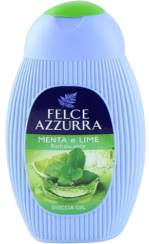 3 X Felce Azzurra Menta e Limette Shower Gel Doccia Gel 250 ml