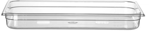 HENDI Gastronormbehälter, Temperaturbeständig von -40° bis 110°C, Skalierung, Geruchs- und geschmackneutral, 9L, Polycarbonat, GN 1/1, 530x325x(H) 65mm