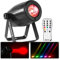 Beamz PS21W LED Pin-Spot - 12W 4in1-LED, RGBW-Farbmischung, 9-stufiger Dimmer, Kühlung ohne Lüfter, Fernbedienung, schwarz