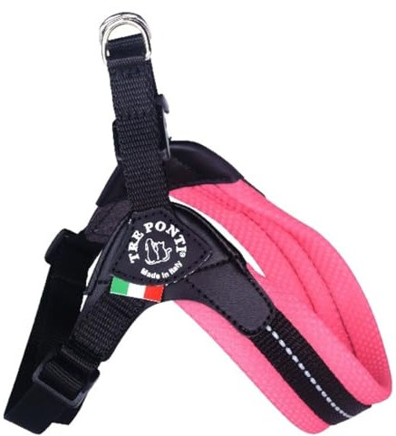 Tre Ponti Easy Fit Soft Mesh Verstellbarer Bauchgurt div. Größen und Farben, Größe:Gr.3.5/46-62 cm/bis 9 kg, Farbe:pfirsich