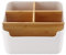 FYBlossom Holz-Desktop-Stift, Schreibtisch-Organizer aus Bambus, multifunktionale Aufbewahrungsbox, Schreibtischzubehör für Stift, Schere, Handy, Notebook, Brille, Fernbedienung, Make-up