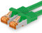 Cat7 Cable de Red Ethernet LAN - 1m - Verde - 1 Pieza Cat 7 Sftp Pimf Lszh - 10 GB s RJ45 Connectores Cat6a compatible con Cat5 Cat6 Cat.7 Cat8