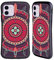 Head Case Designs Violett Indianer Monograms Hybride Handyhülle Hülle Huelle kompatibel mit Apple iPhone 11