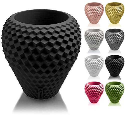 CONCRETTE Blumentopf Blumenkübel Zement-Pflanzkübel Übertopf aus Beton Cone Ø 10 cm | 17 Farben