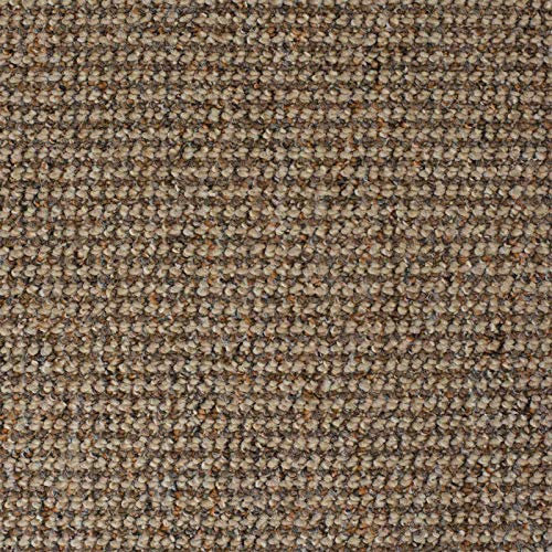 247Floors Marbella Hardwearing Loop Pile Carpet Felt Back Stain Resistant (Cognac, 2m x 4m / 6ft 6 x 13ft 1)