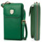 GenTo - Große XL Damen Geldbörse mit Handytasche, AIRTAG Halterung & RFID NFC Schutz - All in one Clutch - Handy Umhängetasche - Crossbody - viele Fächer - Inklusive Geschenkbox