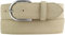 BELTINGER Damen-Gürtel aus Veloursleder 4 cm | Wildleder 40mm Mit Runder Schnalle | Beige 115cm