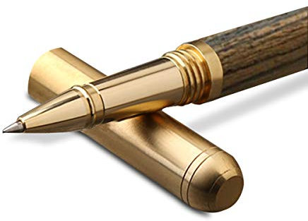 PORRASSO Hölzern Kugelschreiber Stift Vintage Signier Stift Reibungsloses Schreiben für Herren Damen Manager Führungskräfte Schüler Schriftsteller Tiger Wood B