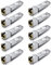 ipolex Émetteur-récepteur en cuivre RJ45 SFP+ 1,25/2,5/5/10G, module Mini GBIC 10GBase-T compatible avec Cisco SFP-10G-T-S, Ubiquiti UniFi, Mikrotik, Netgear etc. jusqu’à 30 mètres. 10-Pack.