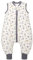 MIKAFEN Baby Schlafsack Winter mit Füßen 2.5 Tog 100% Baumwolle Kinder winterschlafsack für Jungen und Mädchen 70cm/Höhe75-85cm,Alphabet