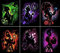 Youtheart Diamond Painting Villains Diamond Art, 5D Full Drill Cross Stitch Embroidery Kits (6 Packs)