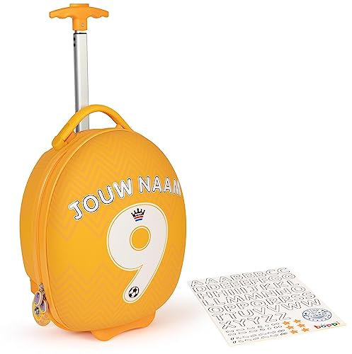 boppi Tiny Trekker Leichter Kinderreisetrolley zum Ziehen mit Rädern in Handgepäckgröße (17 Liter Fassungsvermögen) - Die Niederlande (mit Aufklebern)