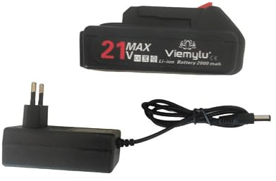 viemylu Batteria 24v, 2000mh, con alimentatore