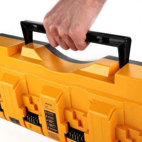 Geeignet für DW DCB105fast 4 Ladegeräte 12 V-20 V Elektrowerkzeug Lithium-Akku-Ladegerät (UK)