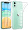 Phoona Coque pour iPhone 11 avec 2 Pièces Protection Écran en Verre Trempé,Ultra Transparente Silicone en Gel TPU Souple pour iPhone 11 Couqe,Antichoc Anti-Jaune Etui Bumper