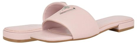 GUESS Femme Dompté Sandale Plate, Rose, 43 EU