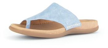 Gabor Damen Pantoletten, Frauen Slipper,Schlupfschuhe,schluepfschuhe,Slides,Slip-ons,Backless Slipper,Mules,Gartenschuhe,aquamarin,42 EU / 8 UK
