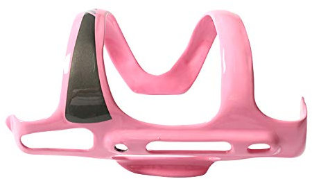 TIANHEY Flaschenhalter, Rennrad-Vollcarbon-Trinkflaschenhalter, Seitenzug-Mountainbike-Flaschenhalter (Farbe: glänzendes Rosa) (Color : Pink)