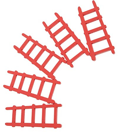 UPKOCH 5pcs Miniature Ladders for Diy Crafts Elegant Wooden Accessories for Mini House Decor for Fairy Garden and Landscape Decoration Photo Props