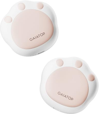 Gaiatop Handwärmer Elektrisch 2er-Pack, 4000 mAh Taschenwärmer Wiederverwendbar 3 Heizmodi Elektrischer Hand Warmers Outdoor Camping Wandern Gadgets Jagd Zubehör Warm Geschenk für Frauen, Männer