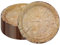 CEILIWEN Lot de 100 assiettes en carton effet bois, assiettes en carton marron de 22,9 cm pour décorations de fête sur le thème de la forêt, assiettes en carton pour décorations de fête country et