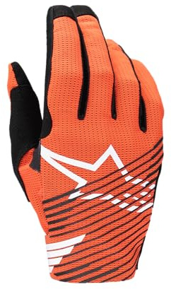 Alpinestars Radar Pro Motocross-Handschuhe | 4-Wege-Stretch-Mesh, leitfähige Handfläche und Finger, Silikon-Fingergriff, perforierter Daumen, leichtes Design