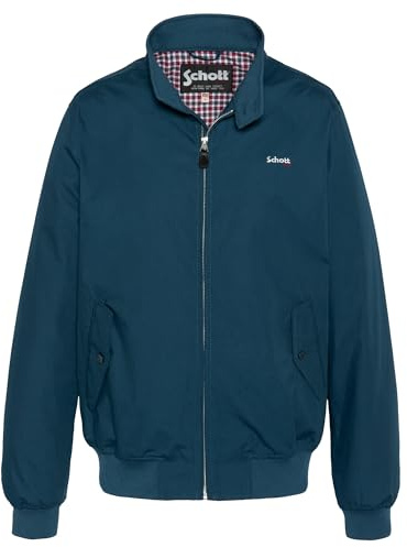 Schott NYC Homme Cabl1220 Jacket, RAF BLUE, 3XL EU