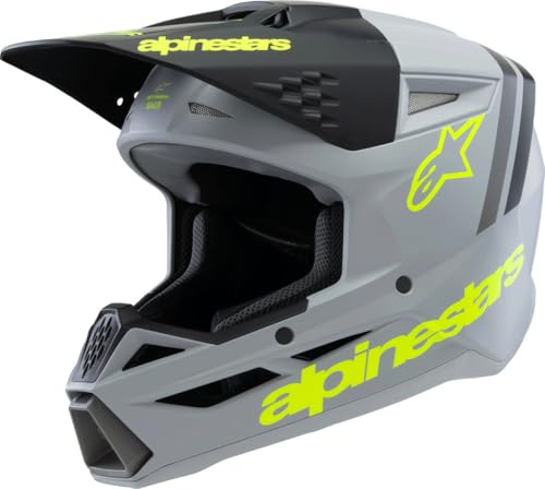 Alpinestars Kids Motocross-Helm S-M3 Grau Gr. S
