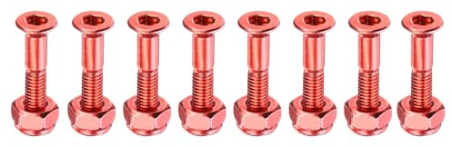 PATIKIL Skateboard-Hardware-Kit, Karbonstahl Grad Montageschrauben Bolzen Muttern Set für Skateboard Cruiser