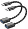 Adattatore da USB C a USB [2 Pezzi] Cavo OTG USB di Tipo C Maschio a USB Femmina, Compatibile con iPhone 16 Pro Max/15 Pro Max, iPad Pro, MacBook Pro/Air, Samsung Galaxy S24/S23/S22, Huawei