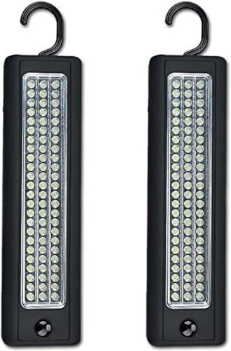 EONANT LED Arbeitsleuchte,Portable Batteriebetrieben Taschenlampe Workshop Lampe Inspection Lights mit Haken und Magnet für Notbeleuchtung,Reparatur, Werkstatt, Garage, Camping (2 Stück)