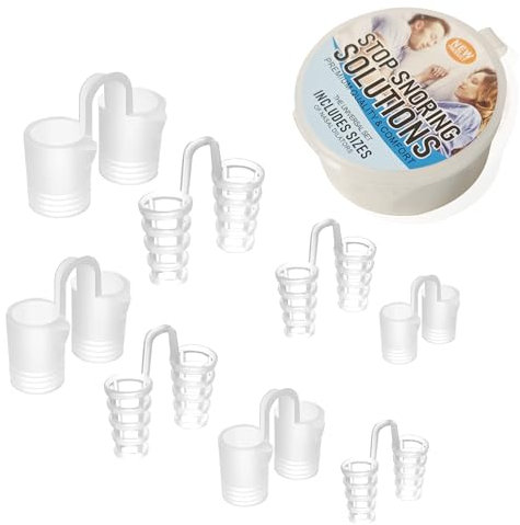 Schnarchstopper, 8 PCS Anti Schnarch Nasenspreizer, Anti Schnarch Nnasenclip, Snoring Stopper, Besser Atmen Besser Schlafen (Nasendilatator)