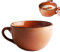 EVDZNA Tazza grande in ceramica, 700 ml, grande con manico, forno a microonde, ciotola in ceramica, ciotola per yogurt, ciotola in porcellana, tazza da caffè, per farina d'avena (rosso)