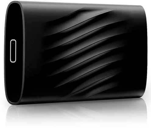 TONOS Disque Dur Externe 2To, Disque Dur Externe Portable, Ultra-Mince 2, 5 Disques Durs Externes, pour PC, TV, Ordinateur Portable, Bureau, Windows-Noir